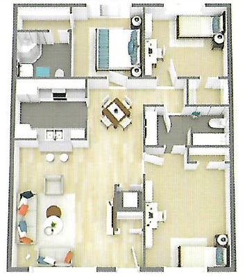 1229 South Beach Street 1-3 Beds Apartment for Rent - Photo Gallery 15